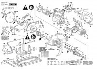 Bosch 0 603 234 703 Pks 66 Ce Circular Hand Saw 220 V / Eu Spare Parts